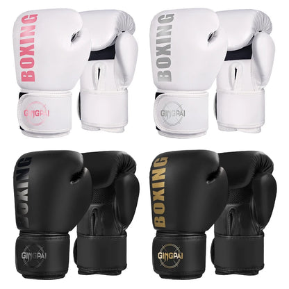 Pro Boxing Gloves For Women Men Sanda Training Sandbags Muay Thai Combat Fight Adults Kickboxing Gloves