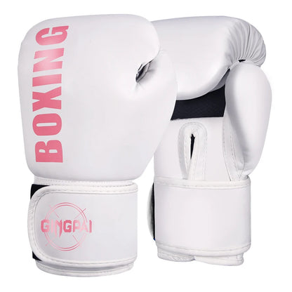 Pro Boxing Gloves For Women Men Sanda Training Sandbags Muay Thai Combat Fight Adults Kickboxing Gloves