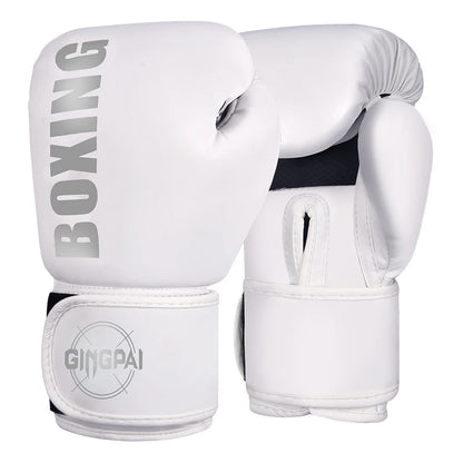 Pro Boxing Gloves For Women Men Sanda Training Sandbags Muay Thai Combat Fight Adults Kickboxing Gloves
